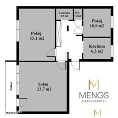Mieszkanie, 3 pokoje, Pruszków, Nowa cena !!!