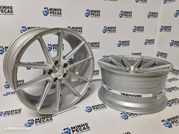 Jantes Veemann (V-FS4) em 19 (5x112) Silver Machined - 6