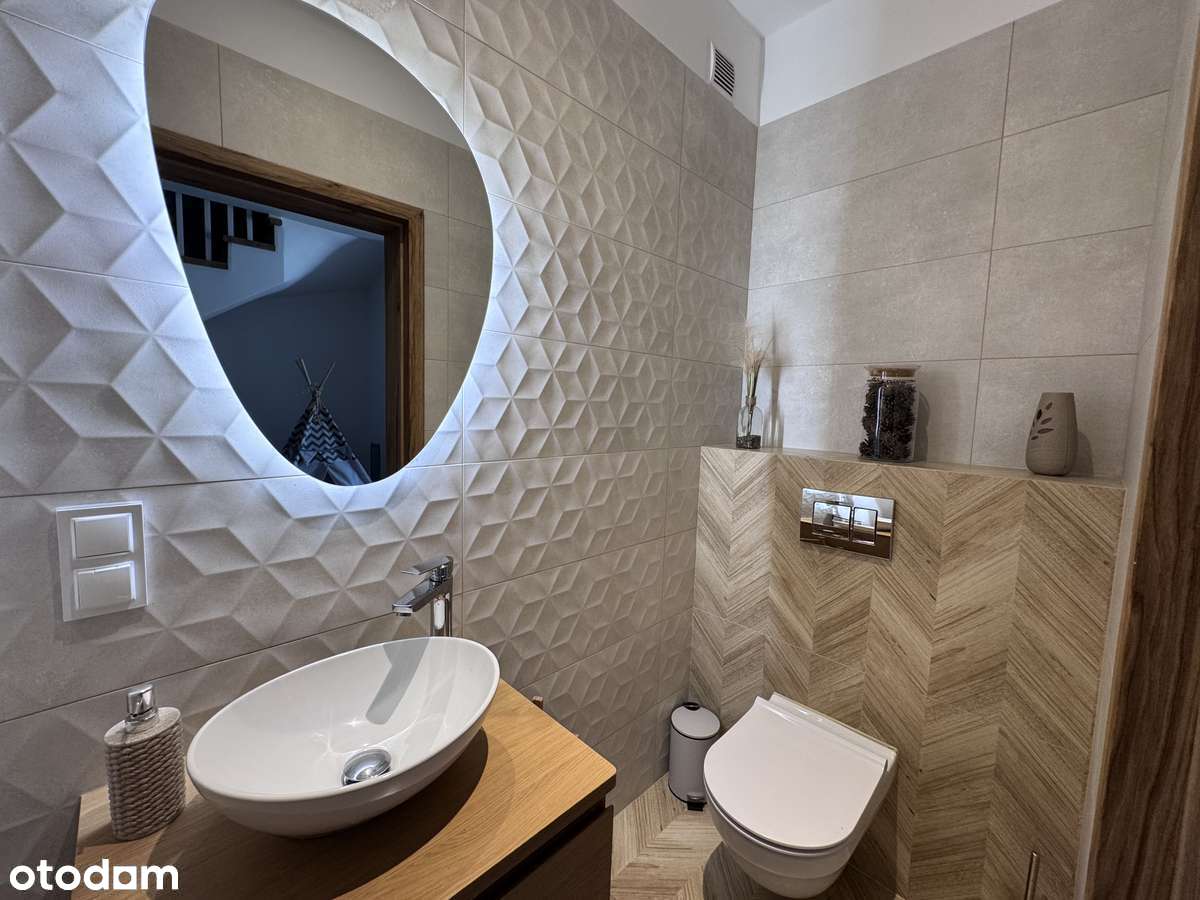 Nowoczesny dom szeregowy, Murowaniec | 134 m² | ogród, garaż-7