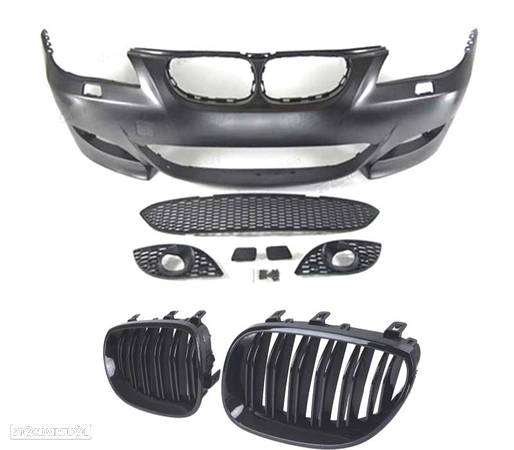 PÁRA-CHOQUES+ GRELHAS PARA BMW E60 03-07 LOOK M5 COM LAVA FAROS - 2