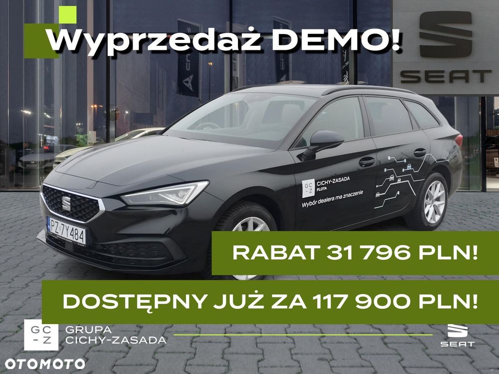 SEAT Leon-sportstourer 1.5 eTSI 115 KM 7-biegowa automatyczna - DSG, RABAT, DEMO OD RĘKI!