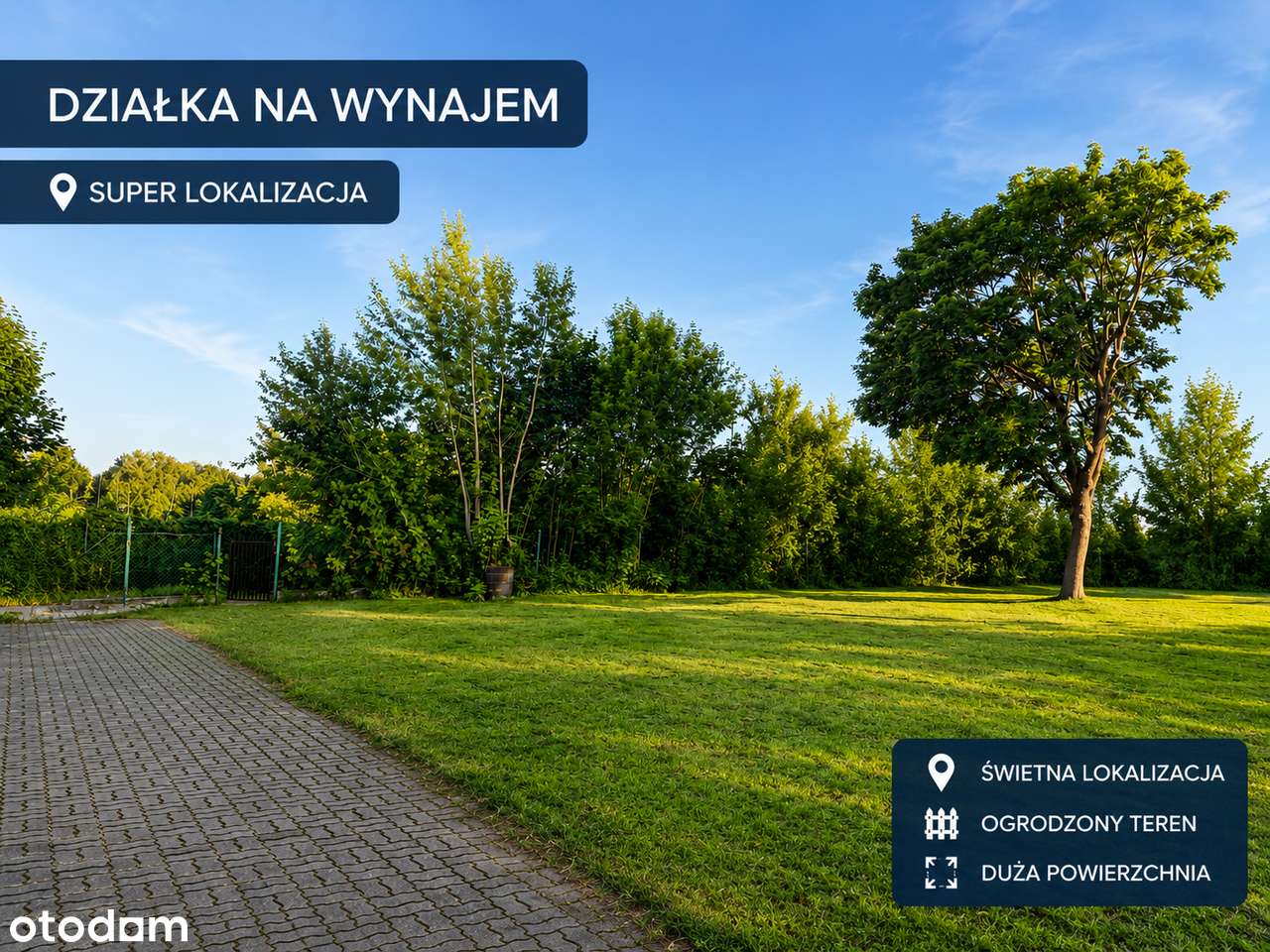 Działka na wynajem – 1500 m² Aleja Jana Pawła II Doskonała ekspozycja