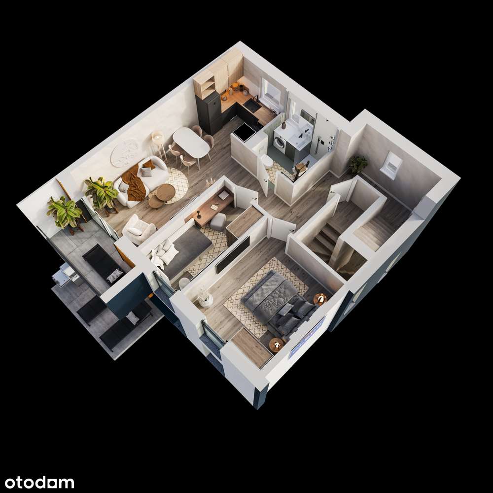 GOTOWE MIESZKANIE 5 pokoje + 2 BALKONY/LOGGE miejsce postojowe GRATIS-3