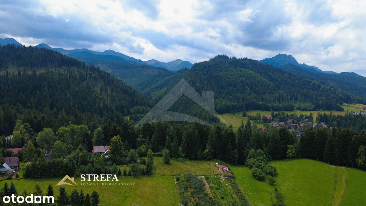 Dom zakopiański z działką 1756 m - podział po 600 m i widok na Tatry - Pełny obrazek: 4/18