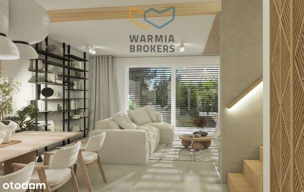 Energooszczędny dom zab. szeregowa w Bartągu-7