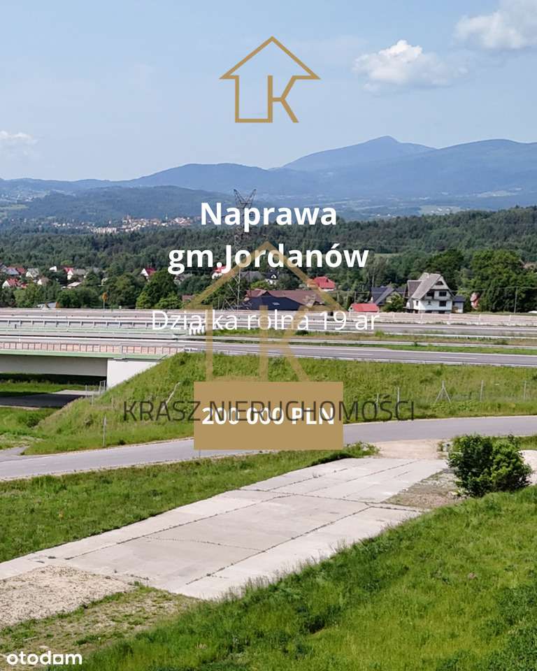 Działka inwestycyjna  przy drodze ekspresowej S7-0