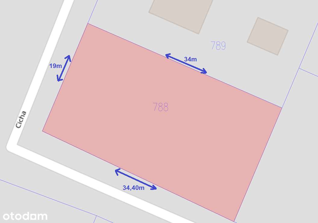 Działka na sprzedaż Biała Piska, ul. Cicha - Pełny obrazek: 4/5