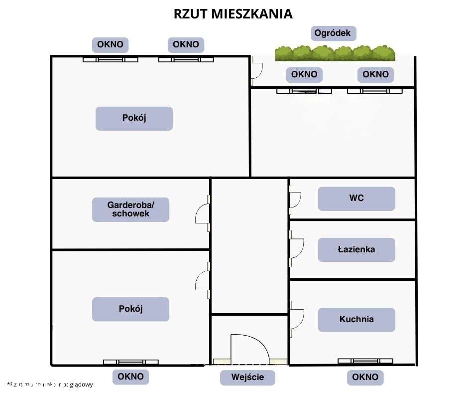 Mieszkanie jak dom - ogródek, prywatne wejście-7