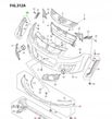 SUZUKI SX4 2006 - 2013 LISTWA ZDERZAKA PRZÓD PRAWA - 5