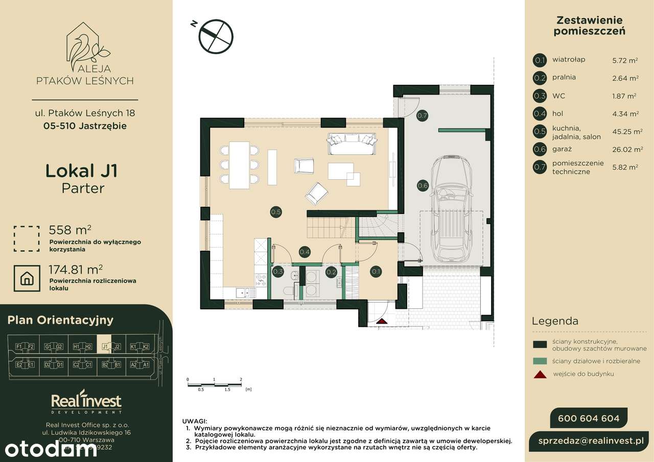 5-pokojowy dom 175m2 + ogródek Bezpośrednio - Pełny obrazek: 2/9