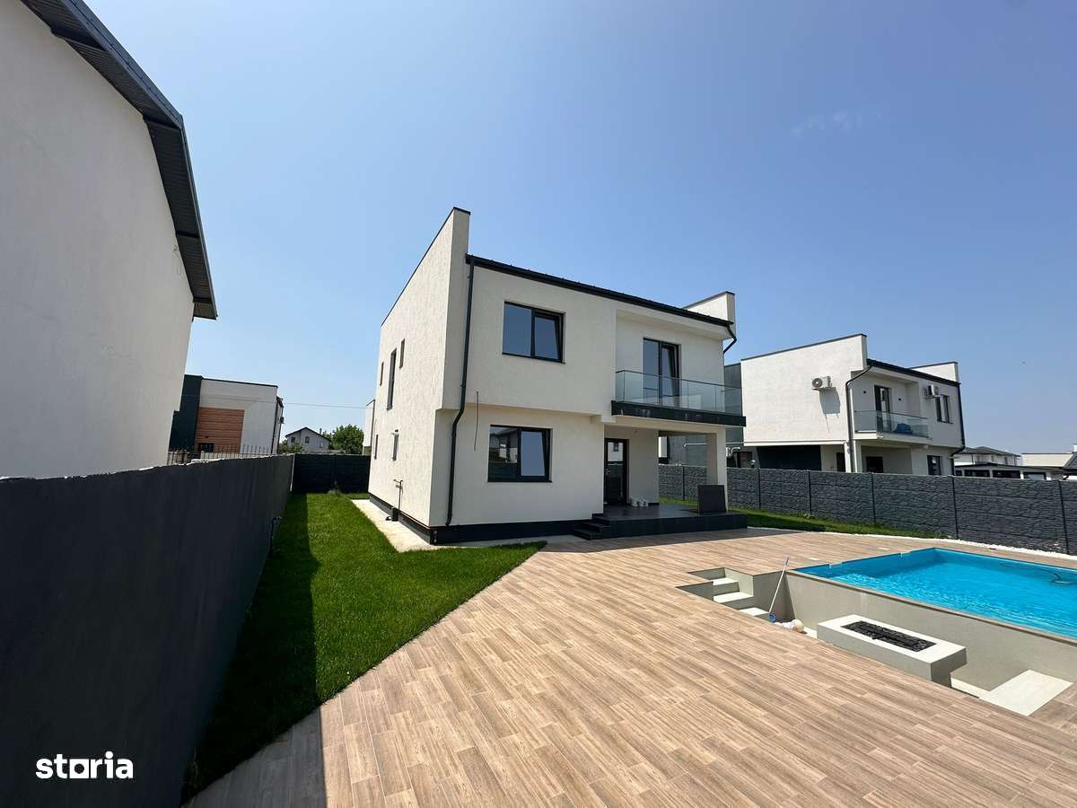 Casă Modernă de Vânzare cu Pisicină | 450 mp| | 5  Camere - 3 băi - Imagine principală: 5/16