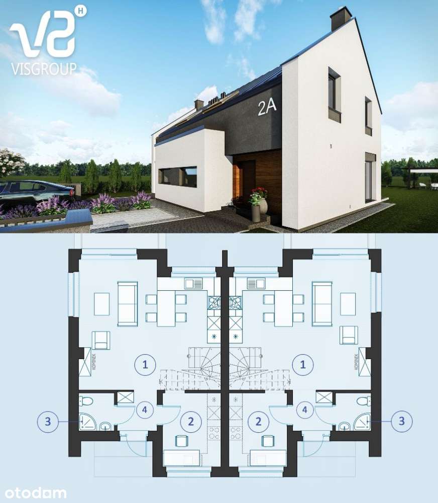 Osiedle Nowoczesnych Domów w Zabudowie Bliźniaczej-5
