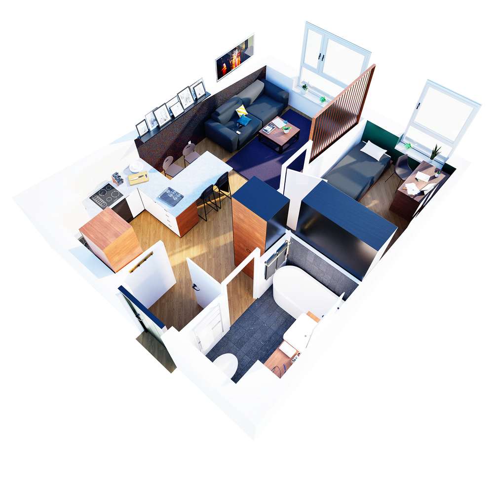 Mieszkanie B8, 37,65 m2, komfort blisko Rzeszowa! - Pełny obrazek: 2/13