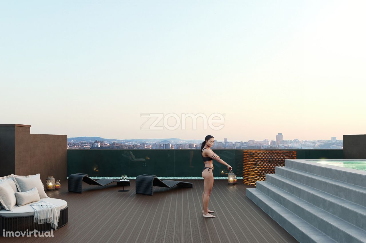 Apartamento T4 rooftop, duplex, piscina privativa, vista rio-3 frentes