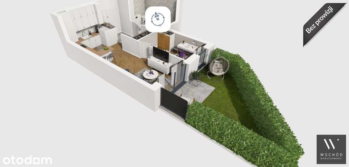 2 pokoje + ogródek w atrakcyjnej cenie-0