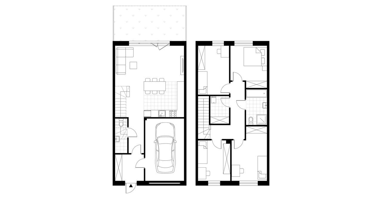 4-pokojowy dom 124m2 + ogródek Bezpośrednio - Pełny obrazek: 3/8