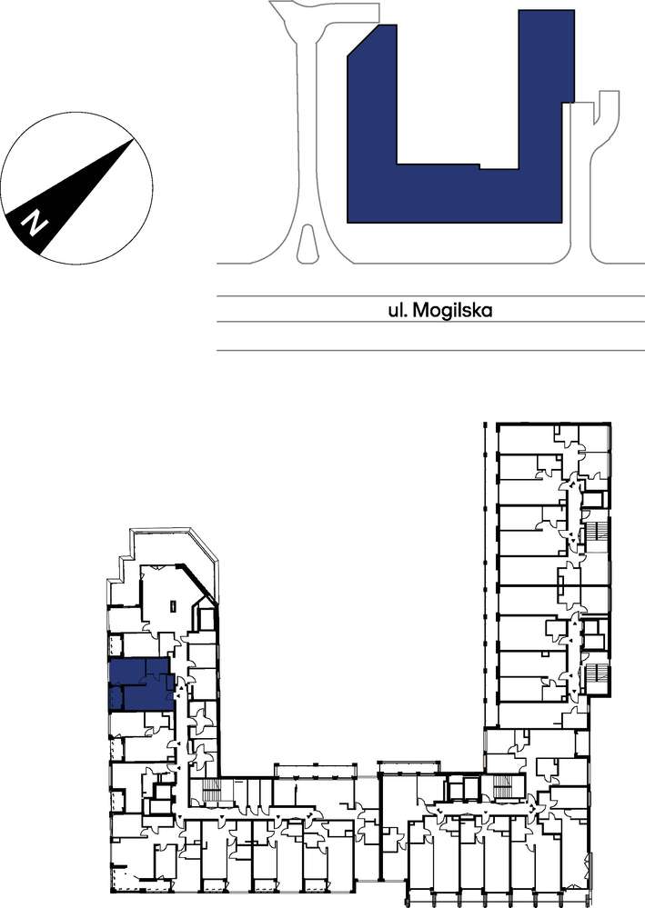 Mieszkanie dwupokojowe z loggią, ul. Mogilska 124, Kraków-17