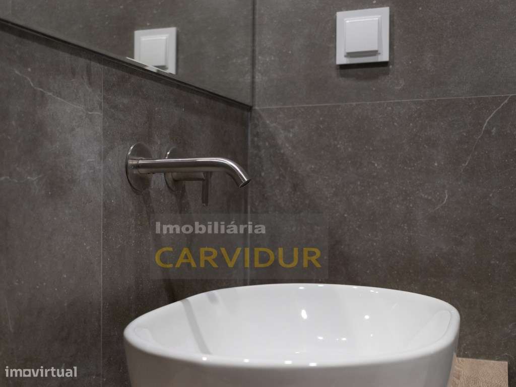 Apartamento T3 remodelação contemporânea com Quintal-26