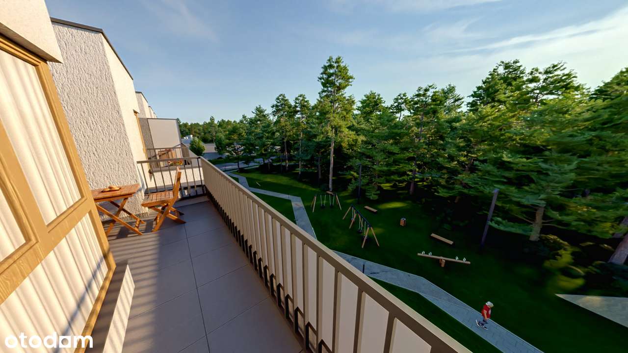 3 pokoje, WIDOK na LAS, balkon i taras - GARAŻ w CENIE* - Pełny obrazek: 2/8