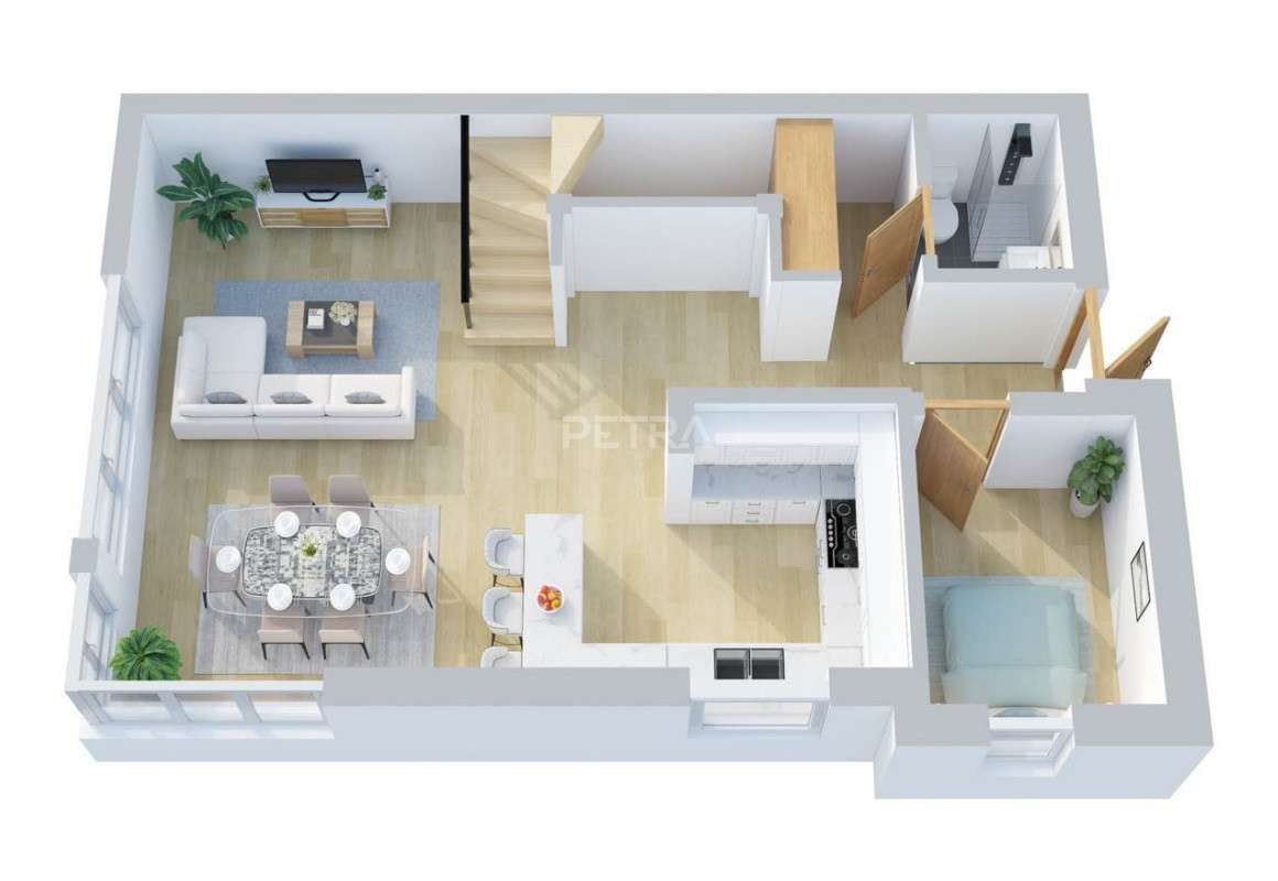 Blliźniak blisko Leszna, 5 pokoi, działka 616 m2-5