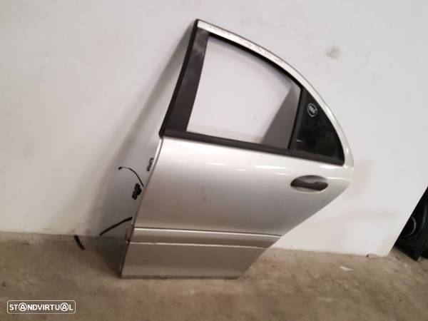 PORTA PORTAS TRASEIRA TRÁS ESQUERDA MERCEDES BENZ CLASS C W203 SEDAN CARRO A2037300705 2037300705 FECHO ELEVADOR MOTOR PUXADOR VIDRO - 2