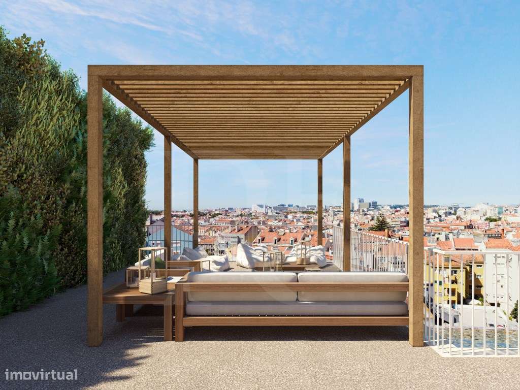 Apartamento T2 com varanda numa das zonas mais desejadas de Lisboa-7