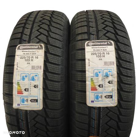 4 x CONTINENTAL 225/70 R16 103H WinterContact TS 850 P SUV Zima NIEUŻYWANE - 5