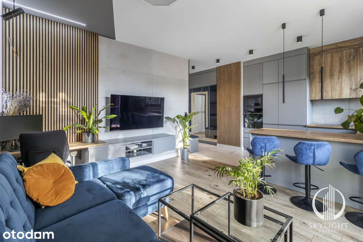 Eskluzywne dwa pokoje z 60 m2 ogrodem-1