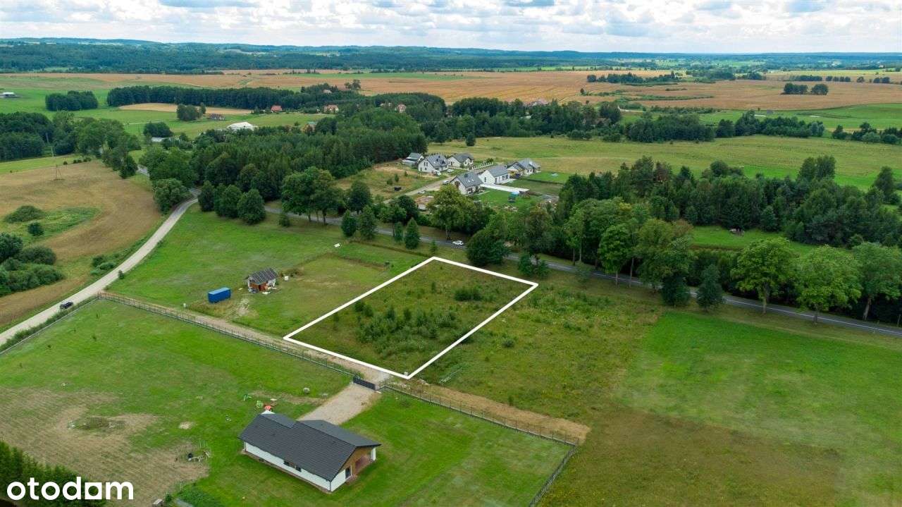 Duża działka 2899 m² |3km od Lidzbarka| Wz,-0