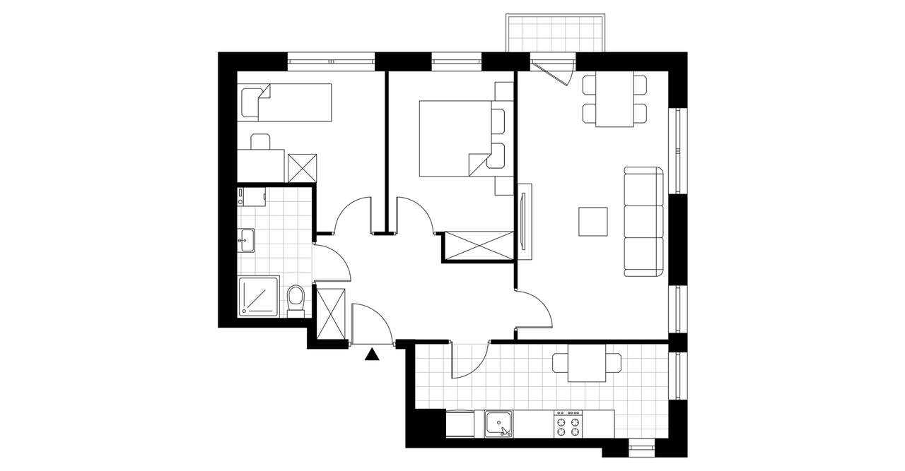 Jeleniogórska 5 | mieszkanie 3-pok. | A-08 - Pełny obrazek: 4/9