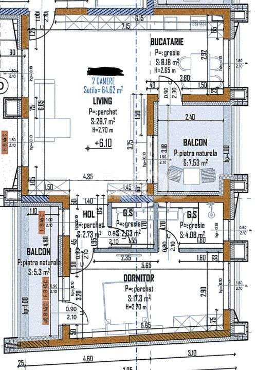 De vanzare apartament cu 2 camere confort sporit in cartierul Marasti - Imagine principală: 5/5