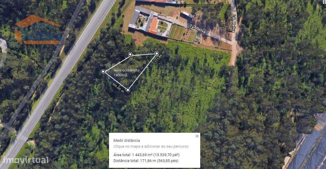 Terreno com 1.450 m2 na zona industrial de Serzedo, Vila Nova de Ga... - Grande imagem: 1/1
