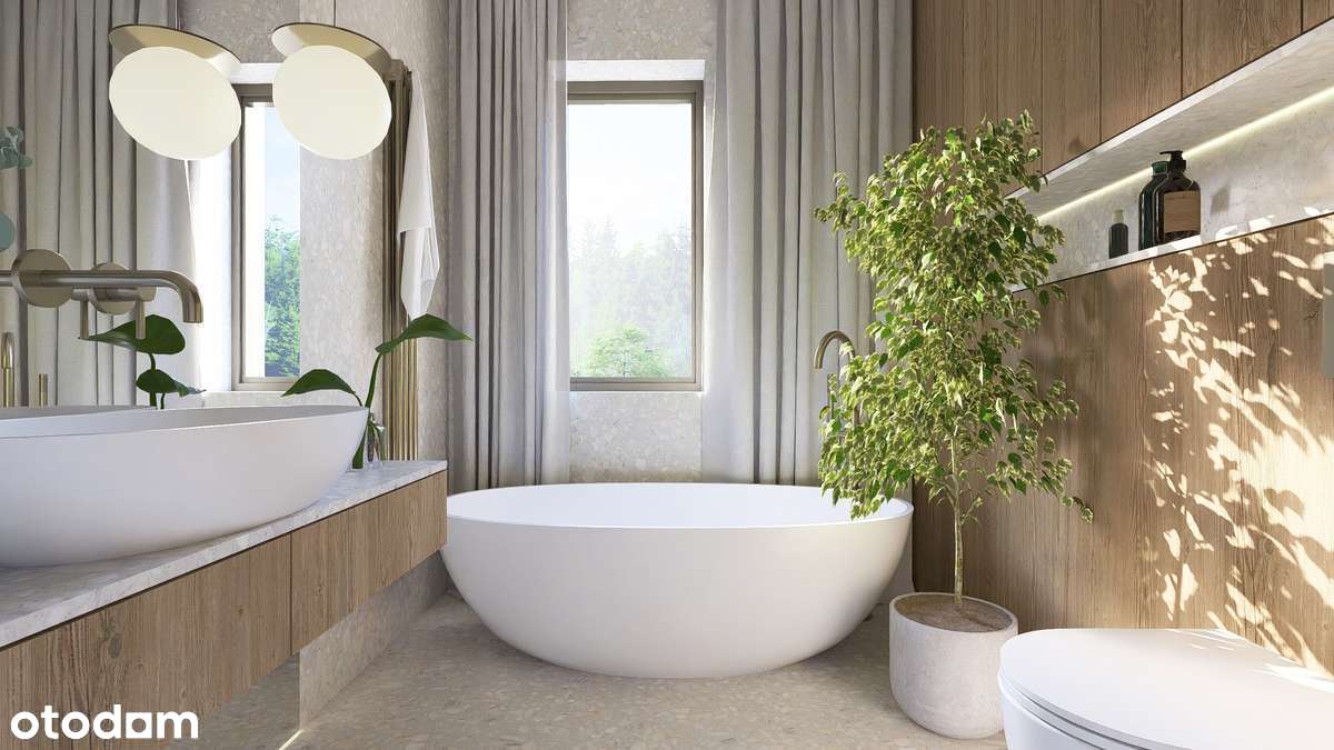 CIEKAWA NOWOCZESNA BRYŁA | PŁASKI DACH | POMPA CIEPŁA+PODŁOGOWE | EKO-2