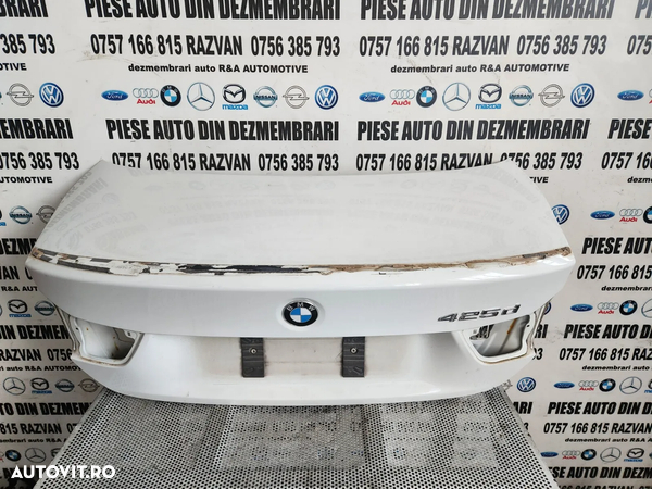 Capota Spate Portbagaj Haion Hayon Bmw Seria 4 Coupe F32 Motor N47D20D - Dezmembrari Arad - 3