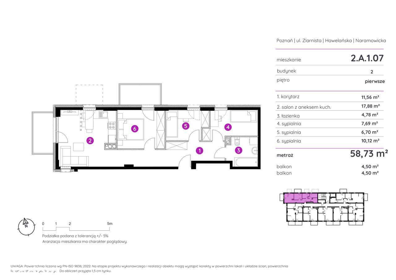 Odbierz klucze w styczniu ! 4 pokoje > 2 balkony >> OKAZJA - Pełny obrazek: 4/8
