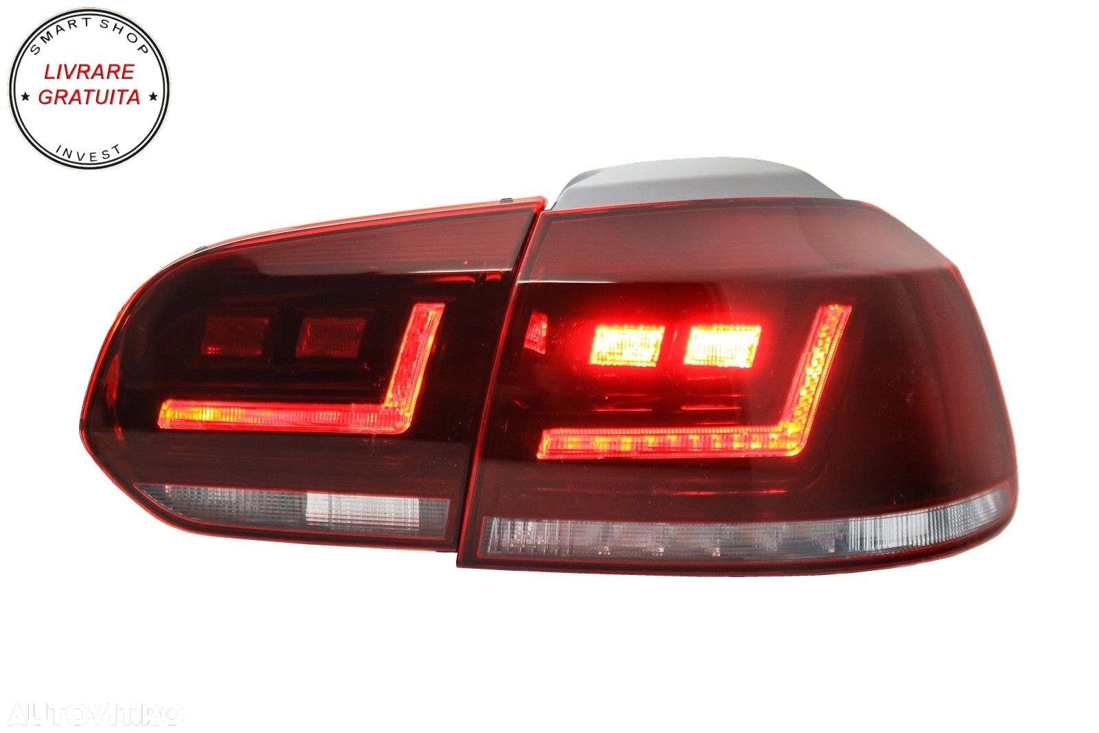 Faruri Osram LED VW Golf 6 VI (2008-2012) cu Stopuri LEDriving Semnal Dinamic- livrare gratuita - 10