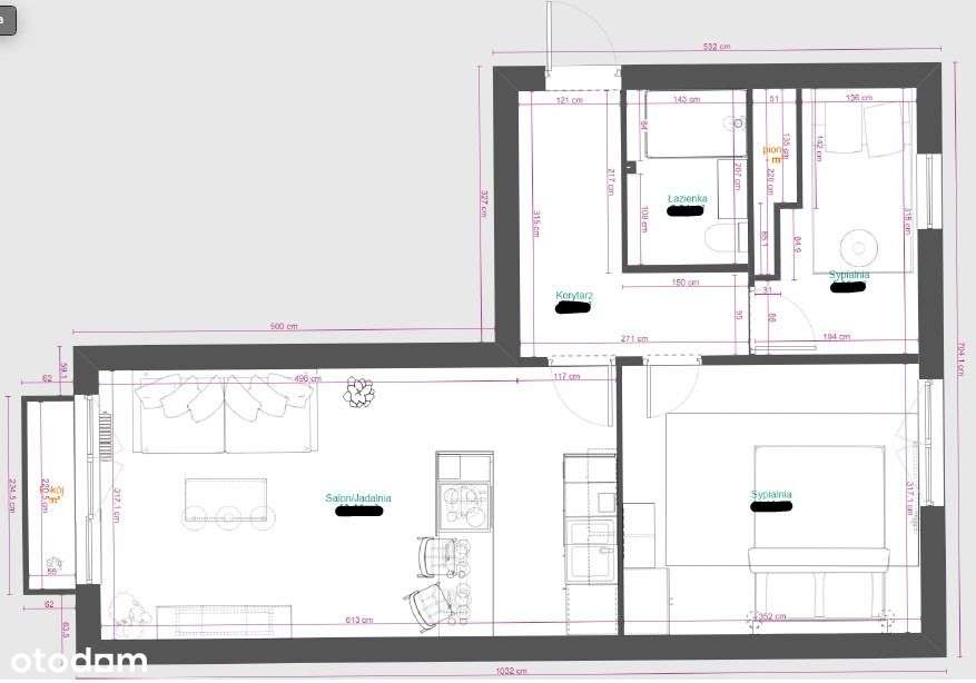 Piękne 3 pokoje po remoncie-3