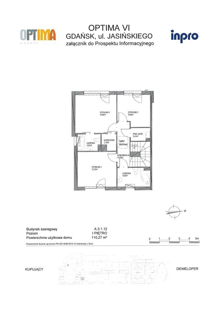 sprzedam NOWY, wybudowany przez dewelopera dom na osiedlu OPTIMA - Pełny obrazek: 4/9