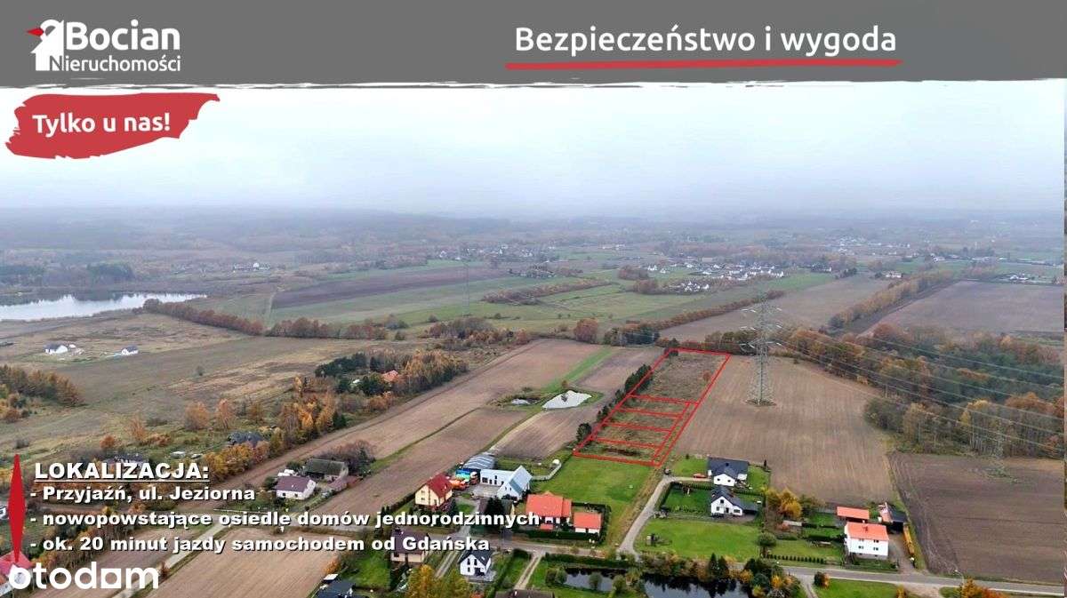 Kompleks płaskich działek nad jeziorem! Przyjaźń!-0