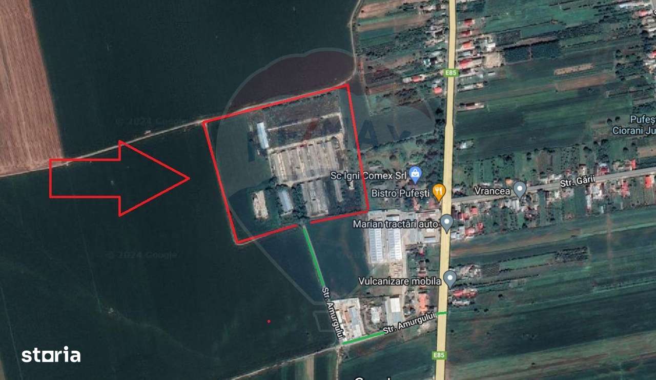 Hale 16 mii mp cu 9 ha teren intravilan - Imagine principală: 4/4