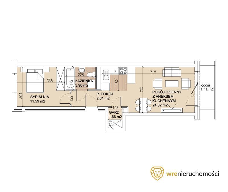 garderoba/loggia/winda