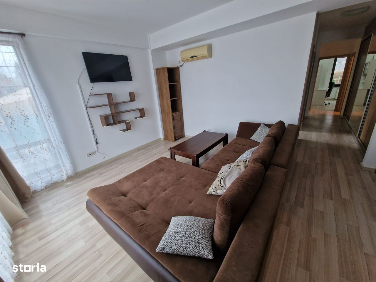 Apartament 3 camere 73mp + gradina 86mp MOBILAT si UTILAT, Bucium