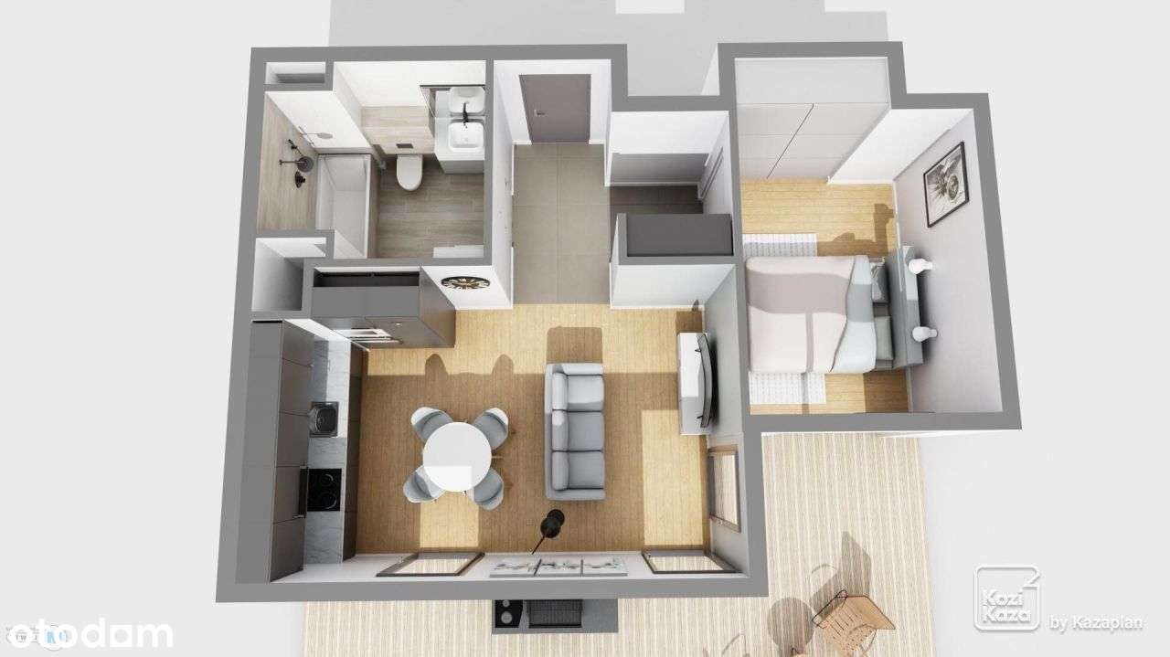 Apartament Premium 2pokoje+taras 101 m² Nowe - View 5