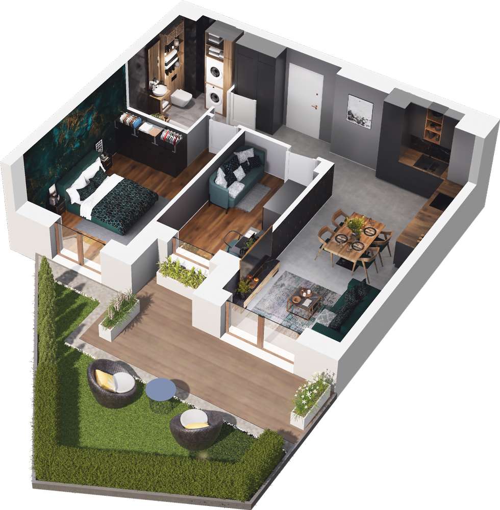 Mahonia Premium | mieszkanie 3-pok. | 1 - Pełny obrazek: 3/8