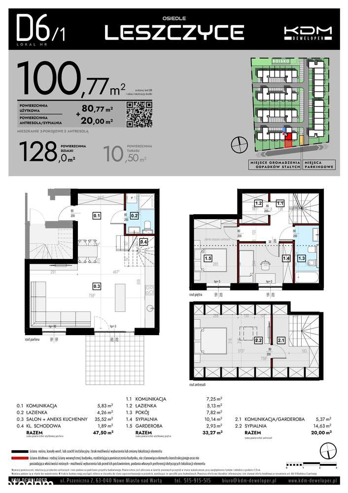 Osiedle Leszczyce | mieszkanie D6_1 - Pełny obrazek: 2/7