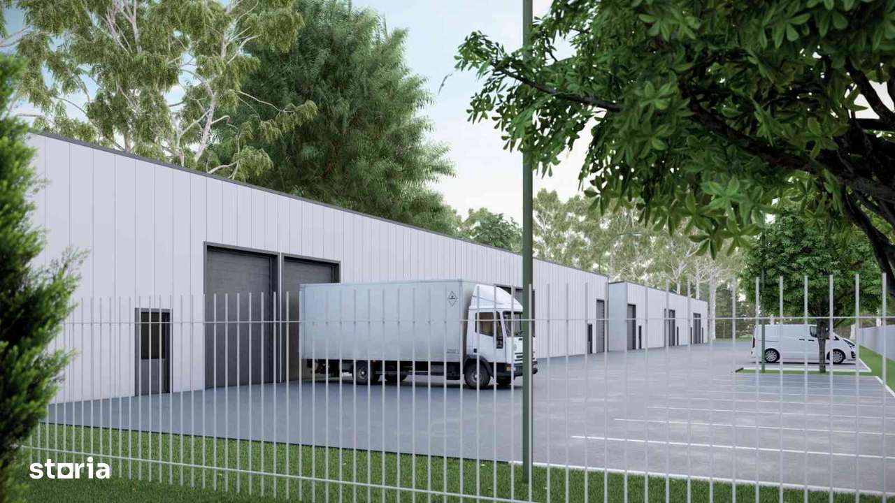 Hala nouă de vânzare – Berceni – la stradă principală, complet utilată - Imagine principală: 1/7