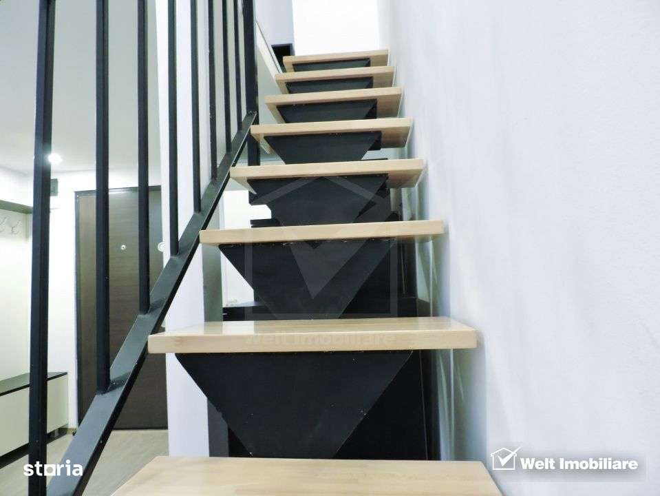 Apartament cu 1 camere, dispus pe 2 niveluri, finisat, mobilat si util - Imagine principală: 4/6