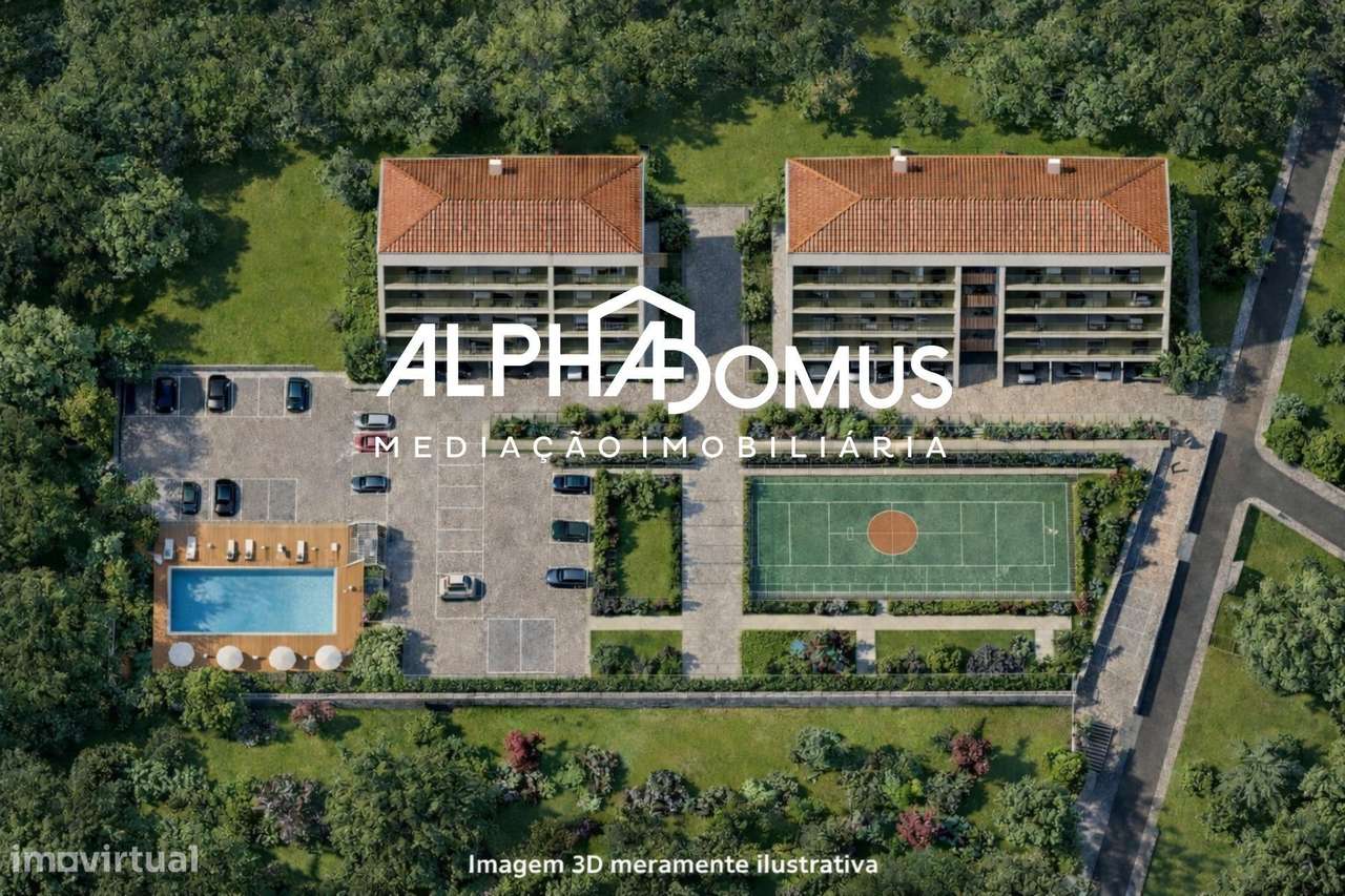 Apartamento T1 em construção em condomínio privado em Leiria-31