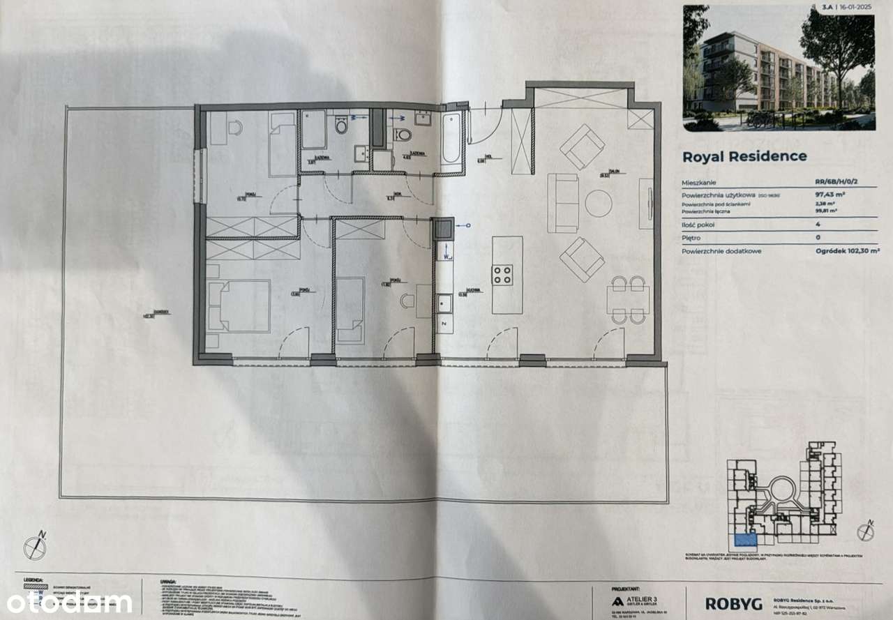 Ekskluzywna cesja | 4-pokojowe mieszkanie z ogrodem 102 m², Wilanów-17