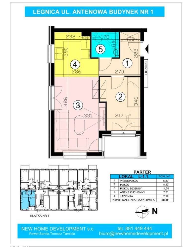 GOTOWE Umeblowane 2 pokoje balkon Legnica - Pełny obrazek: 2/12